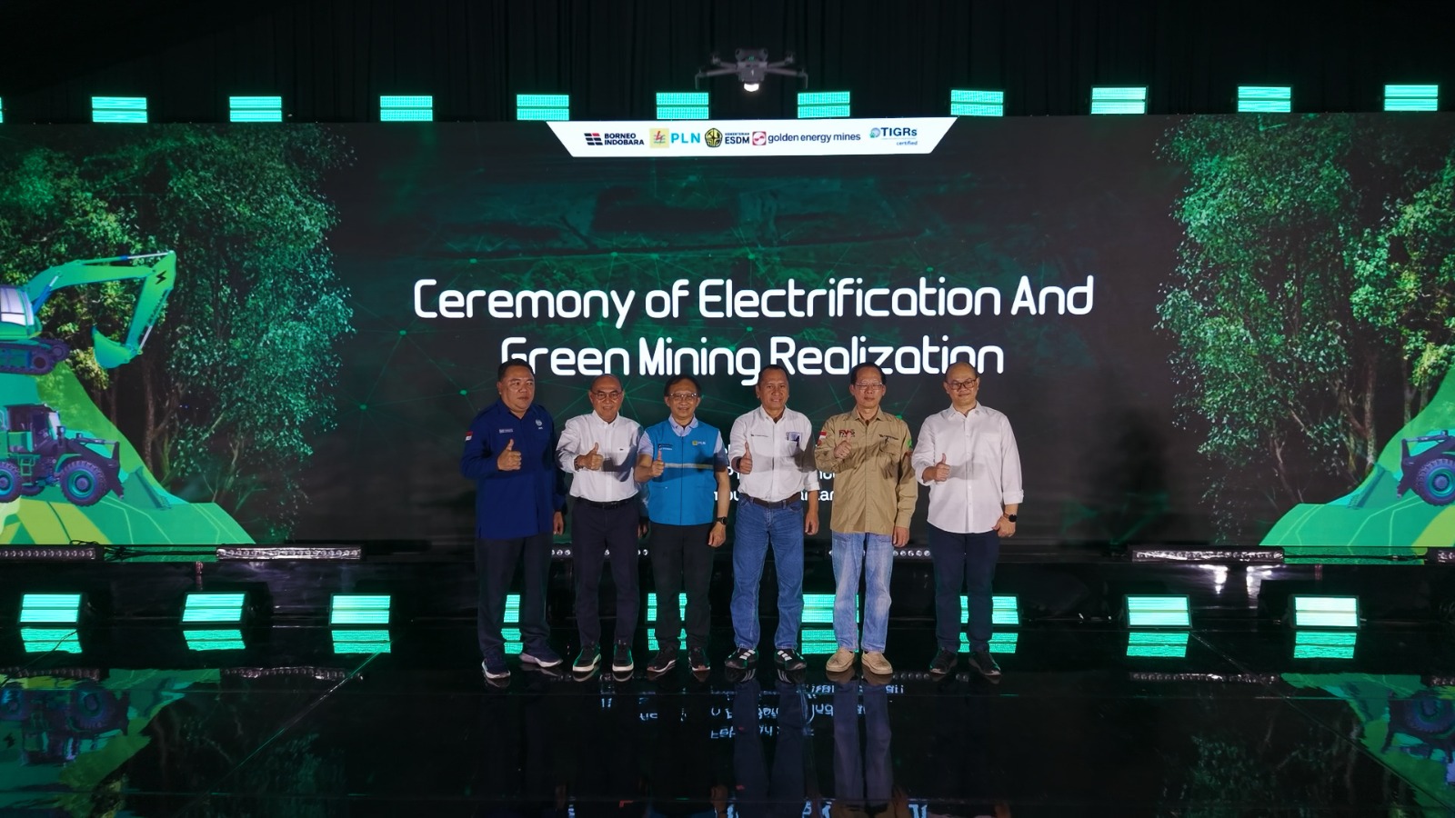 Ceremony Elektrifikasi and Green Mining Realization